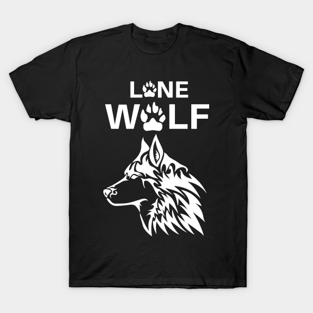 Lone Wolf - abstract T-Shirt by RIVEofficial